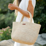 RAFFIA BASKET BAG