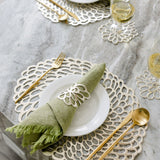 OVAL PIZZO LACE MAT PLACEMAT