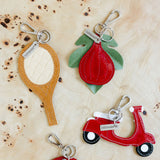 LUCCA BAG CHARM KEY RING