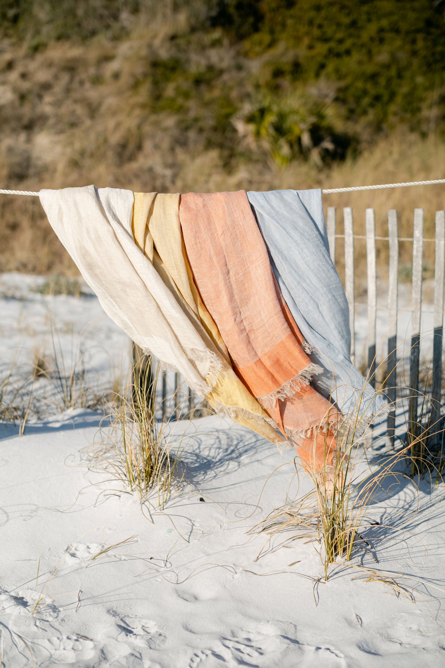 LINEN WRAP SCARF