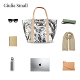 GIULIA CARRYALL TOTE BAG SMALL VACCHETTA MOU