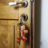 CHRISTMAS BAG CHARM KEY RING