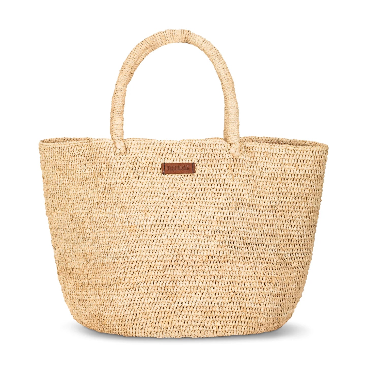 RAFFIA BASKET BAG