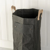 LAUNDRY BAG HAMPER DARK GREY