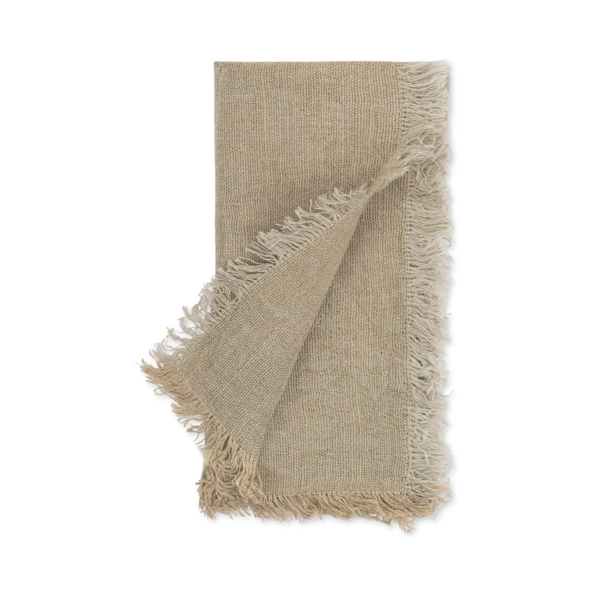 FRINGED LINEN NAPKIN