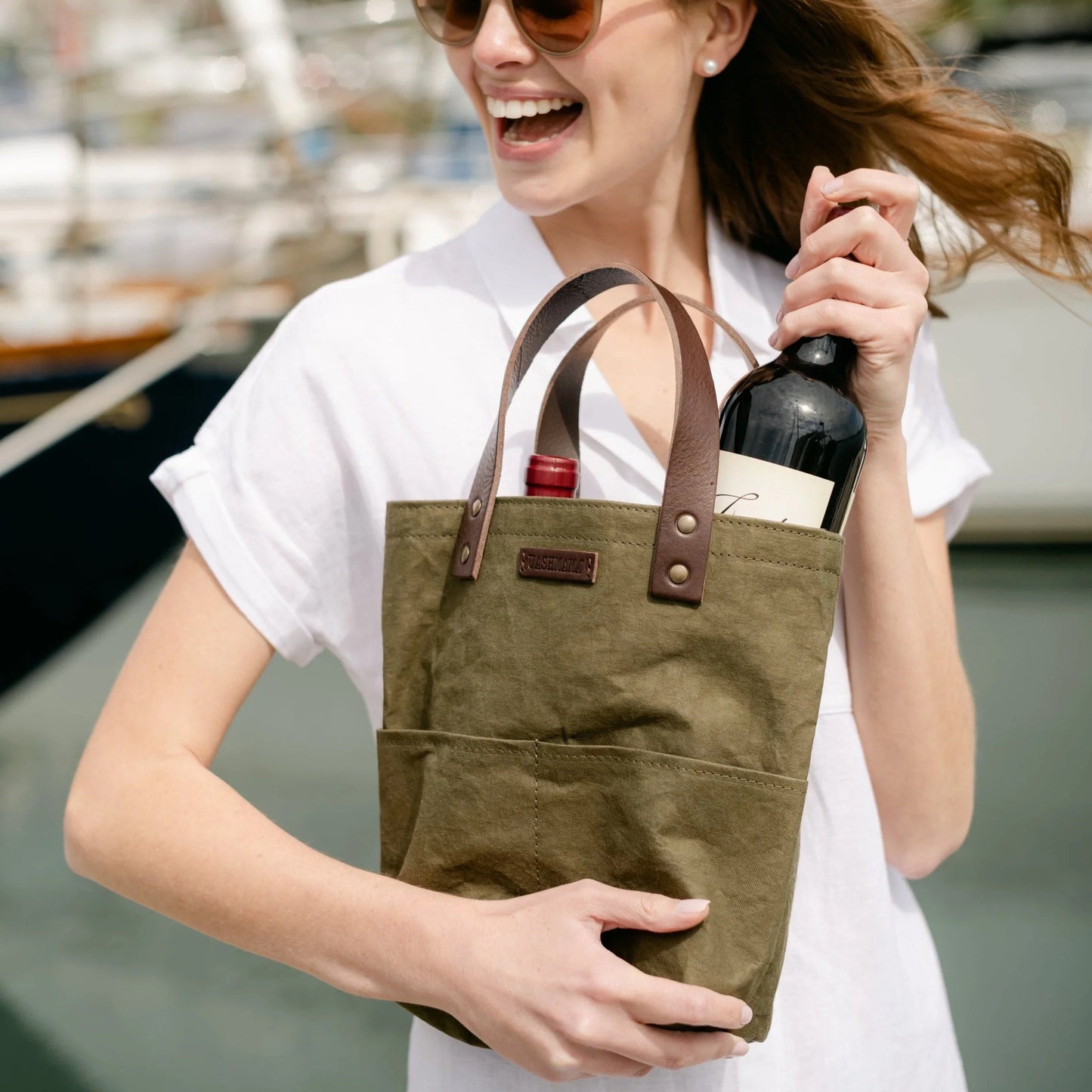 ALFRESCO WINE TOTE - READY TO SHIP