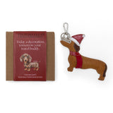 CHRISTMAS BAG CHARM KEY RING