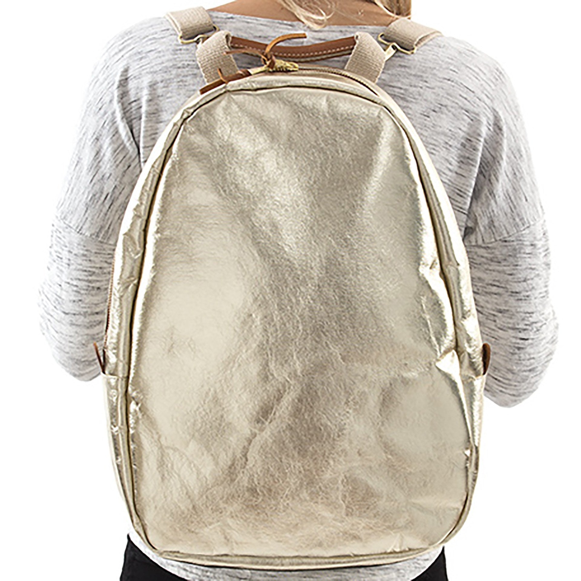 Side on sale zip backpack