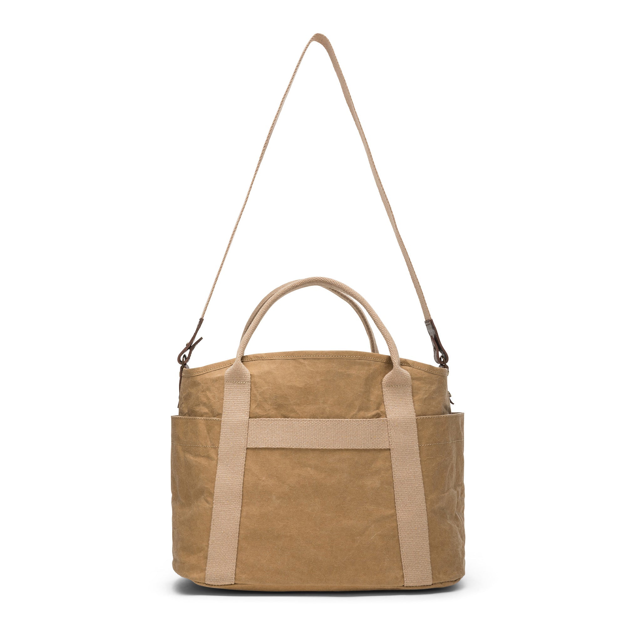 Two in one store leather shopper tote bag