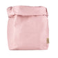 A washable paper bag is shown. The bag is rolled down at the top and features a UASHMAMA logo label on the bottom left corner. The bag pictured is the gigantic size in pale pink.